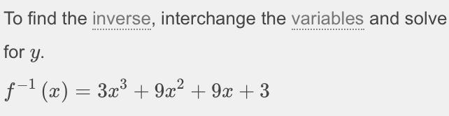 Find the inverse of the function (see attachment) and explain the process.-example-1