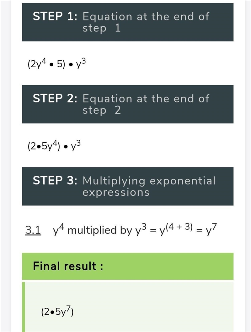 Please answer what is 2y^4 x 5y^3-example-1