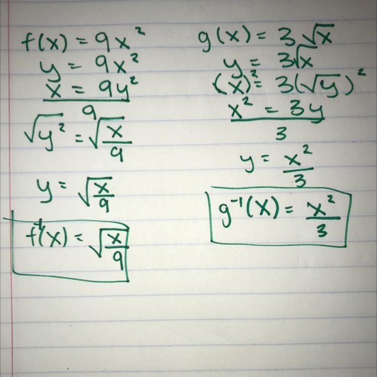 Composition and inverse Consider the functions-example-1