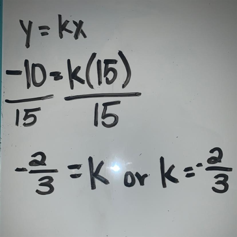 What is the constant of variation, k, for the table?-example-1