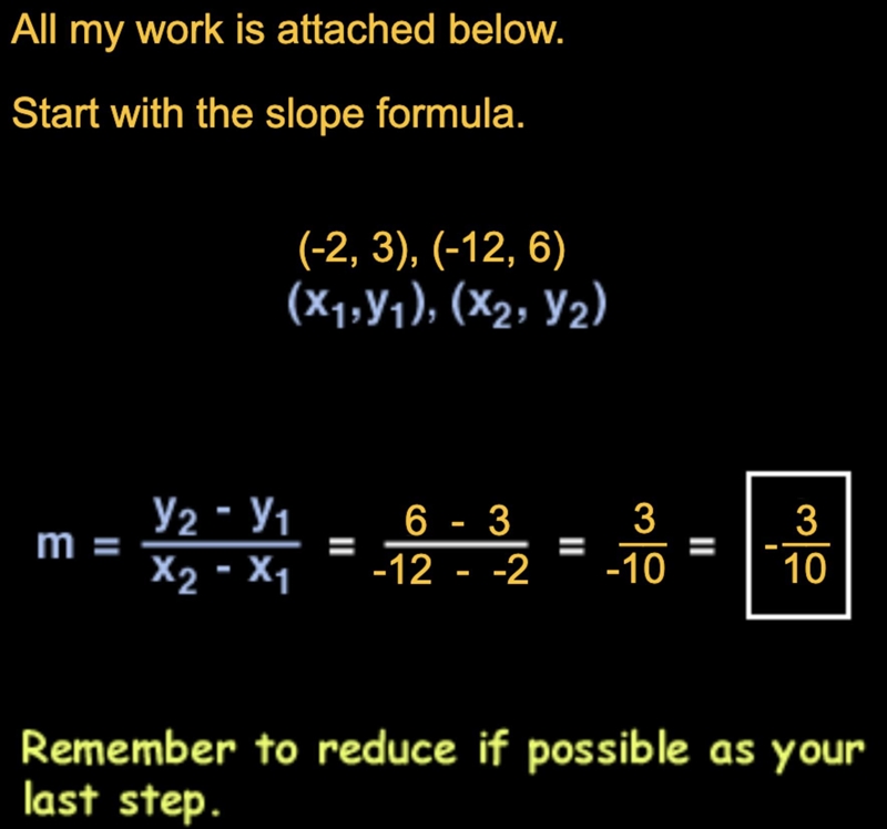 What is the slope of the line that passes through the points A(-2,3) and B(-12,6)?-example-1