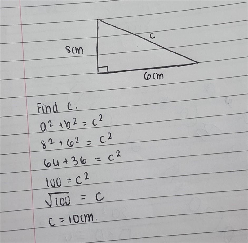 Whats the pythagorean Theorem? a+b= c a2+b2+c2 a2-b2=c2 a2+b2=c2​-example-1