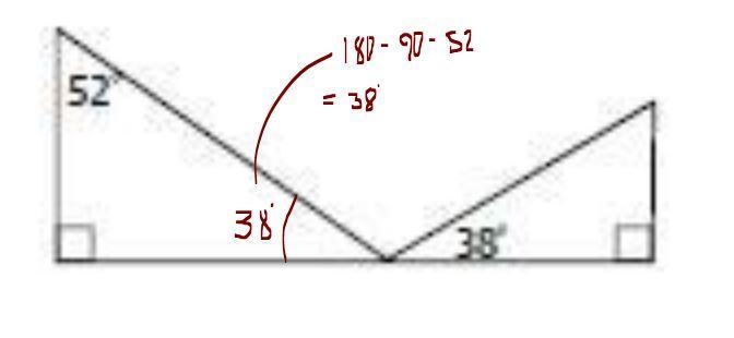 Determine how (il possible) the triangles can be proved similar A: AA Similarity B-example-1