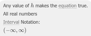 Solve the equation below 3h - 2( 4h - 5 ) = 10 - 5h-example-1