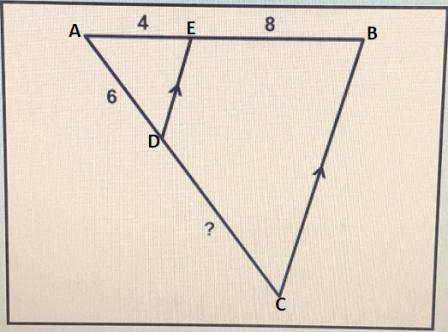 Instructions: Find the missing length indicated. I-example-1