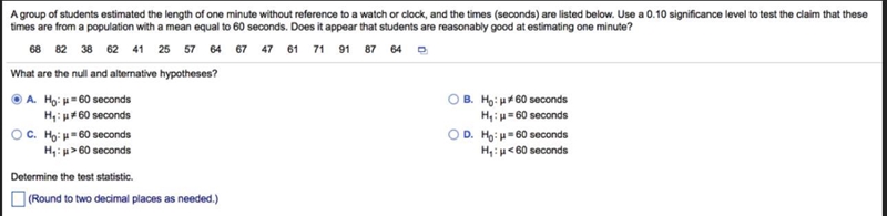 A group of students estimated the length of one minute without reference to a watch-example-1