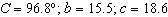 Solve a triangle when A = 27.3°, B = 55.9°, and a = 8.6.-example-1