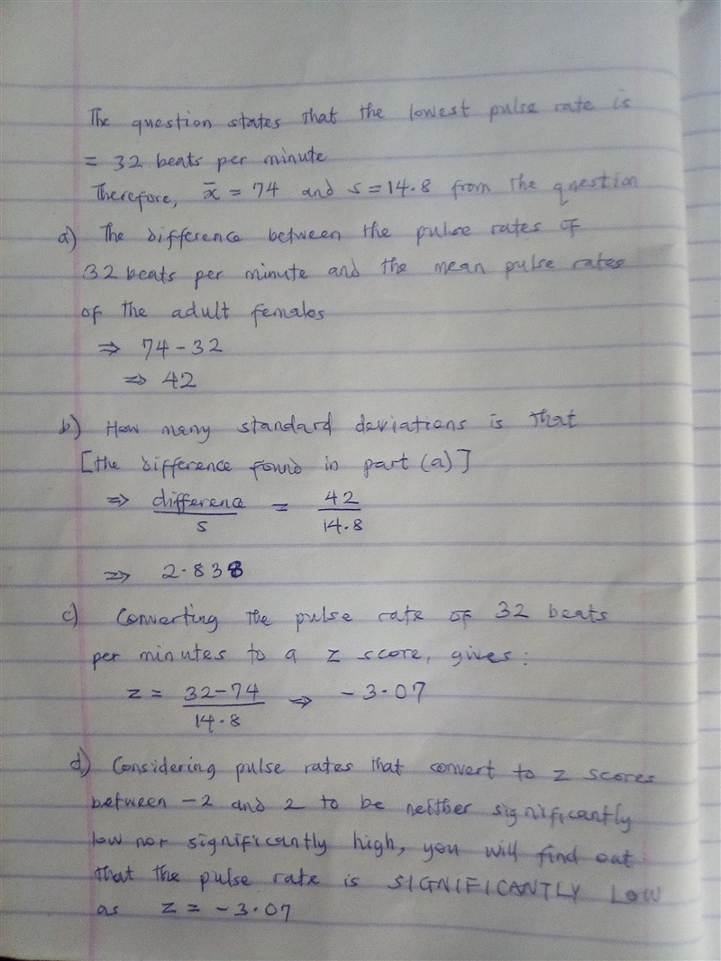 For a data set of thepulse rates for a sample of adult​ females, the lowest pulse-example-1