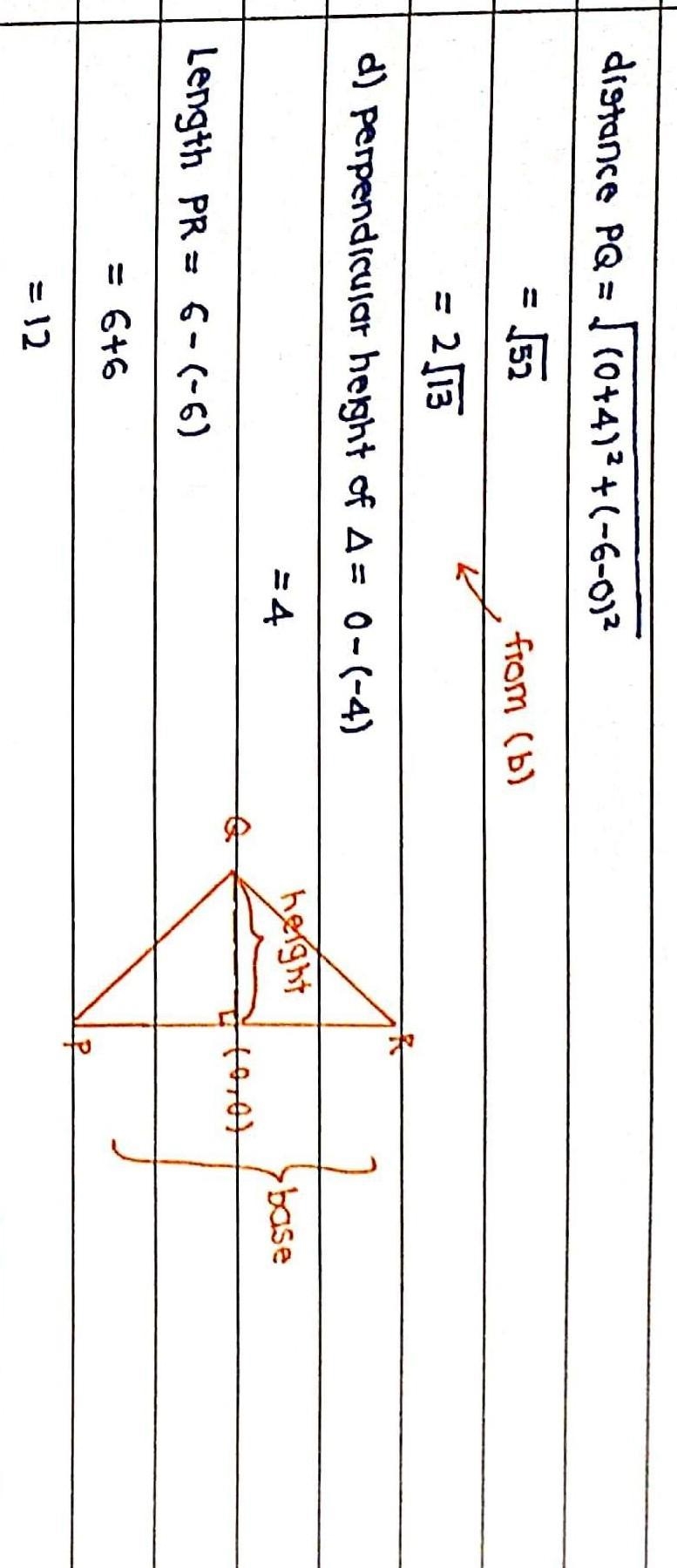 i need explanation for how to do qn(d) where it ask to find the shortest distance-example-1