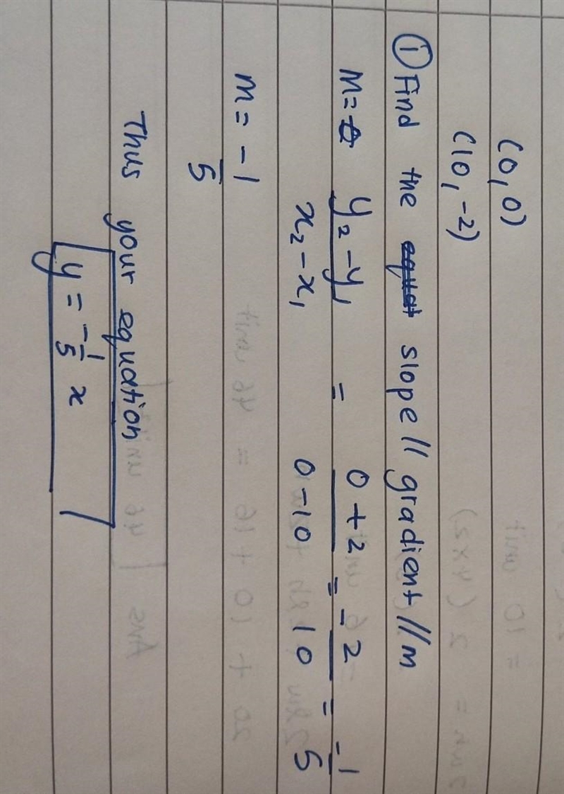 What is the equation of the following line? Be sure to scroll down first to see all-example-1