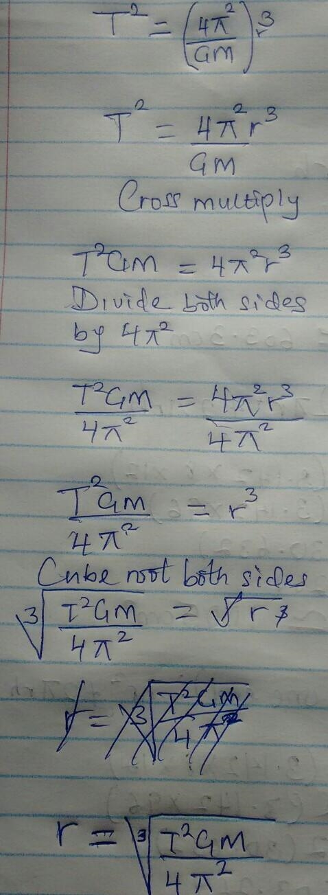 How do you rewrite the formula to solve for r?-example-1