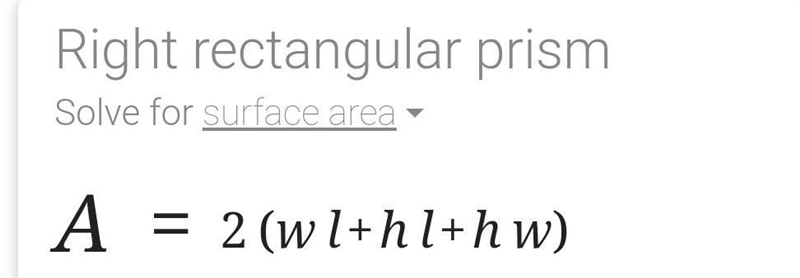 Find the surface area of the rectangular prism using the net ​-example-1