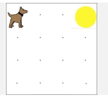 Karel the Dog is instructed to move forward three spaces. Then, if Karel is standing-example-1