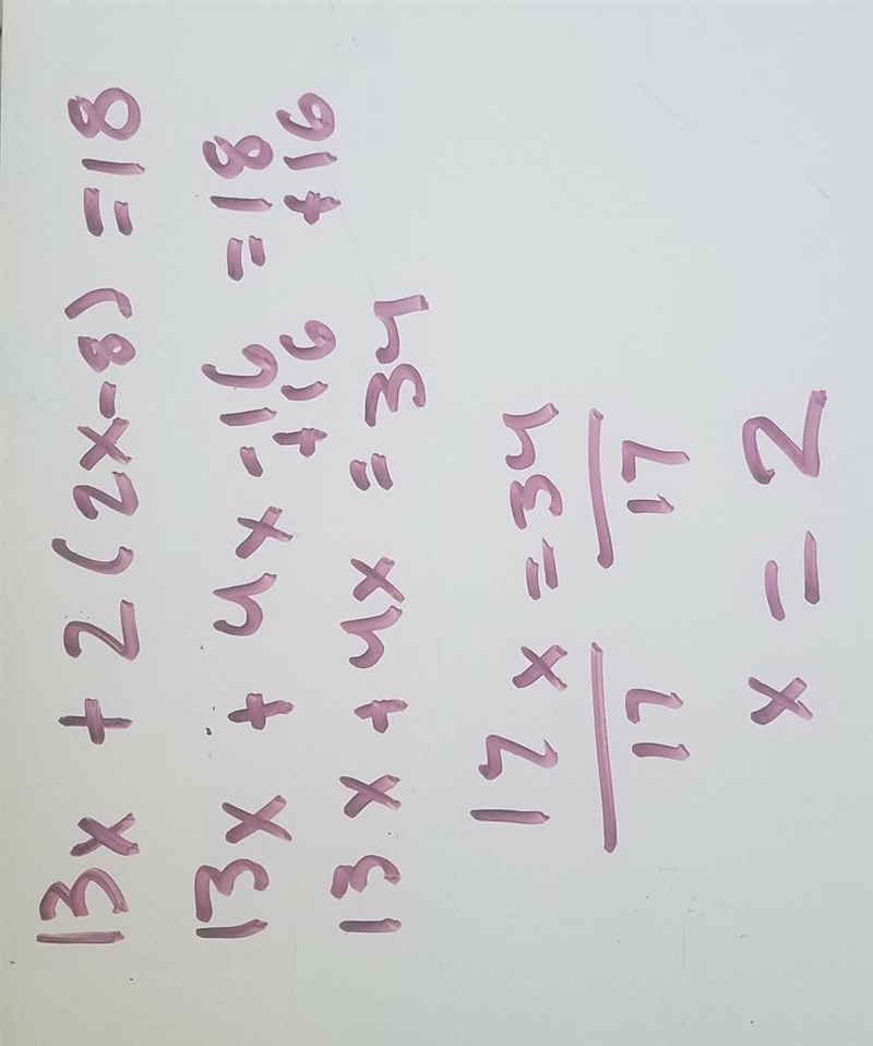 Y=2x-8 13x + 2y = 18 solving systems by the elimination method-example-1