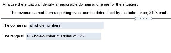 The revenue earned from a sporting event can be determined by the ticket​ price, $125 each-example-1