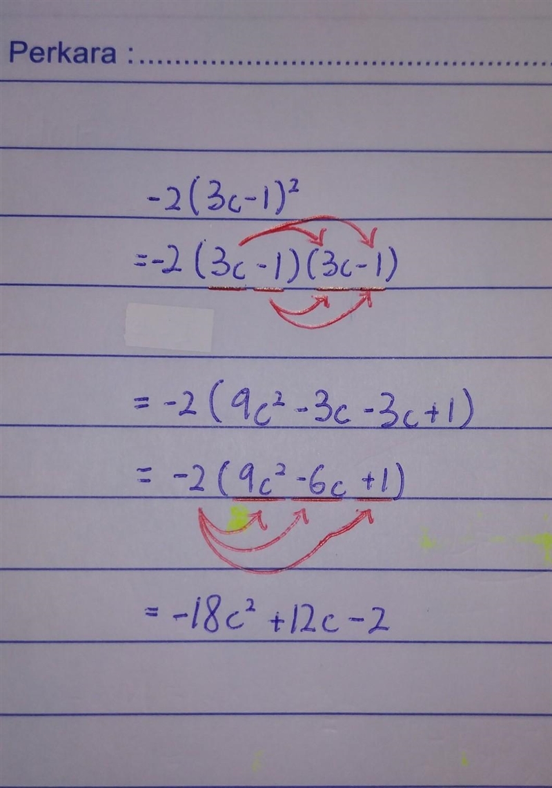 A) 18c^2 – 2(3c – 1)^2 В) (2a +3)(a −3) – 2a(4 – 6a) С) (2x + 3)(3 —2x) - (2x – 5)^2 –10x-example-2