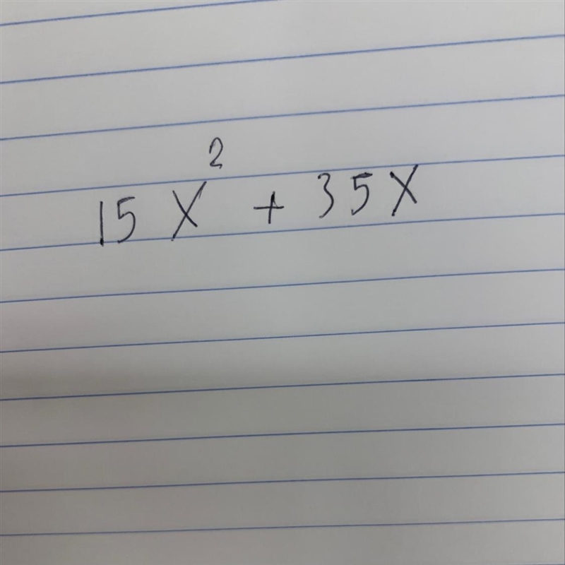 Distribute5x (3x + 7)-example-1