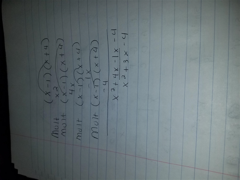 F(x) = (x – 1)(x + 4)?-example-1