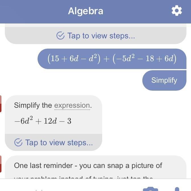 1. PLZ HELP Simplify the expression: Show your work. Write the answer in standard-example-1