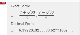 X^2 - 7x = -4 solve by factoring-example-1