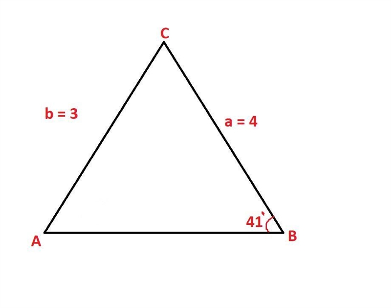 Two sides and an angle (SSA) of a triangle are given. Determine whether the given-example-1