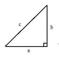 If side c of a right triangle is called the hypothenuse, what are the other sides-example-1