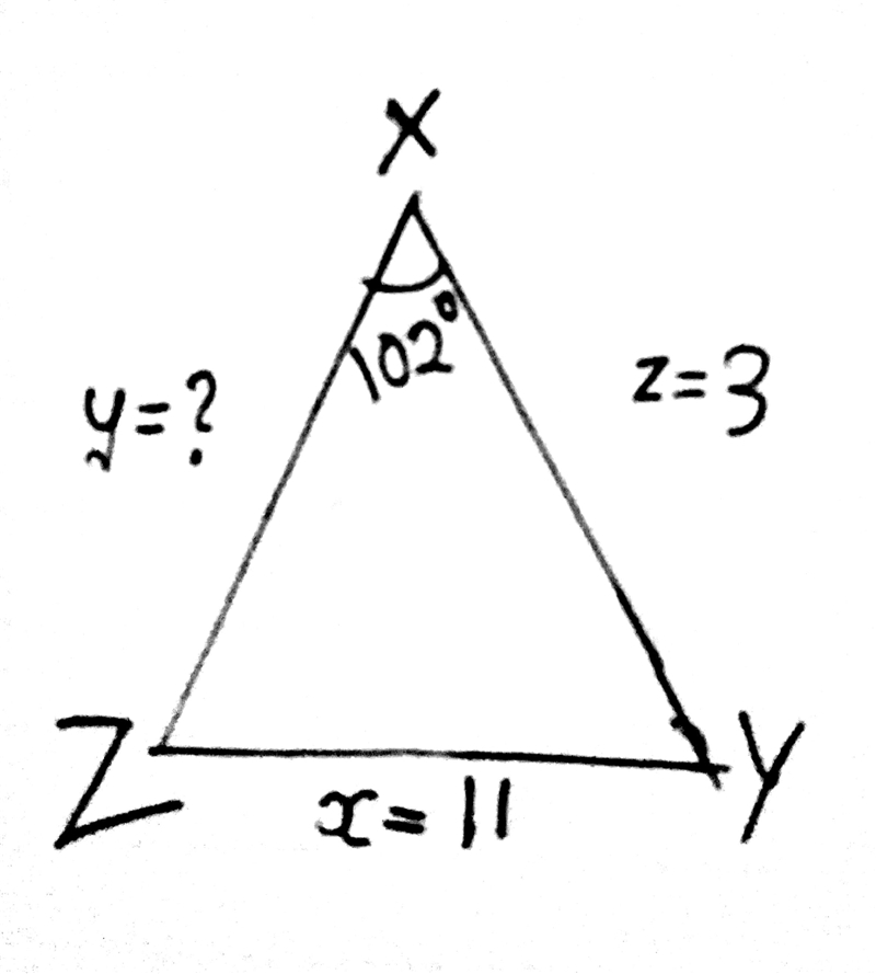 What is the area of triangle XYZ? Round to the nearest tenth of a square unit. Trigonometric-example-1