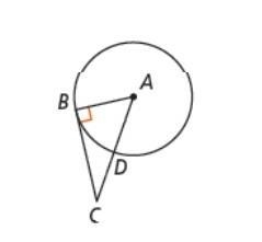 In the figure to the right, if AC=19 and BC=16, what is the radius? *For a circle-example-1