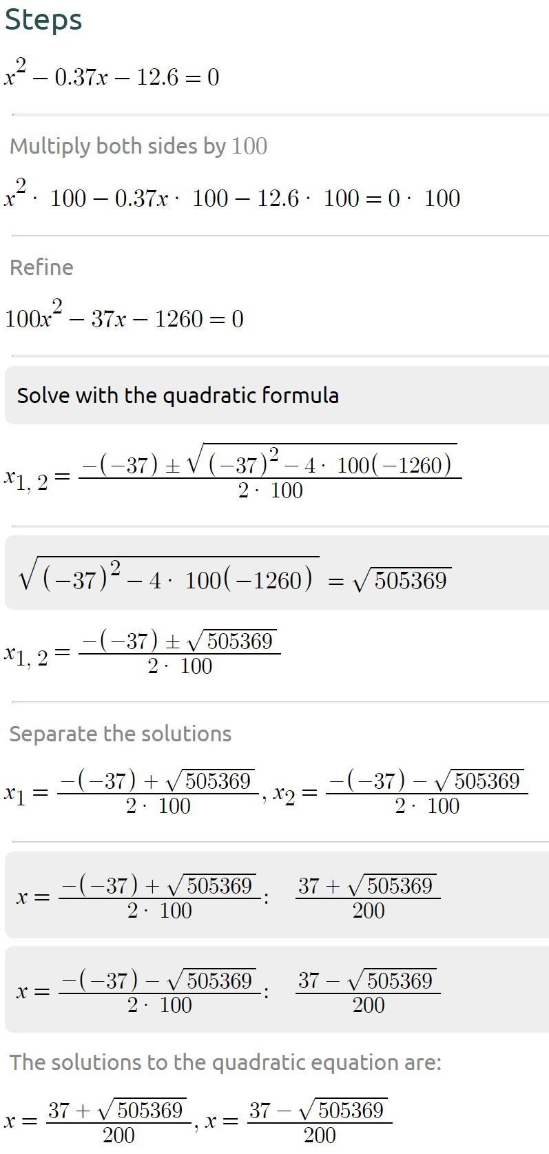 A number decreased by 0.37 times the number is 12.6 Find that number.-example-1