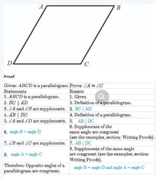 In the next three questions, complete the proof of Theorem 31 (Opposite angles of-example-1