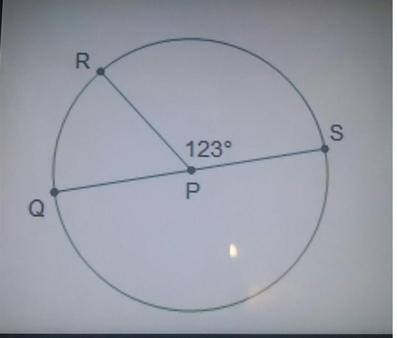 In circle P, diameter QS measures 20 centimeters. Circle P is shown. Line segment-example-1