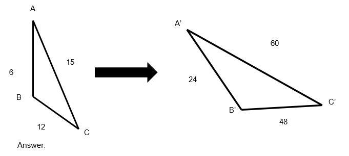 2. The two figures are similar. a) Write the similarity statement. b) Is the image-example-1