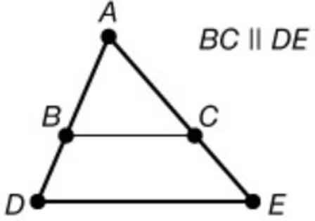 If AB = 3, AD = 5, and DE = 6, what is the length of ? 3.5 3.6 3.4 4-example-1