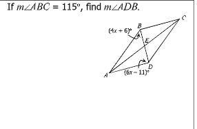 Find the measure of angle ADB-example-1