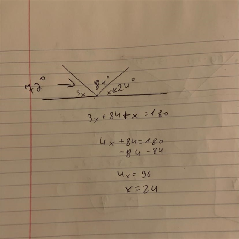 Find all missing variables and measures of each angle-example-1