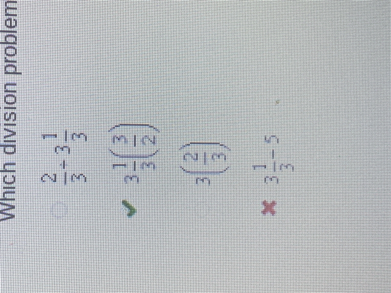 What division problem is represented in the picture? -2/3 divided by 3 1/3 -3 1/3 • 3/2 -3 • 2/3 3 1/5 divided-example-1