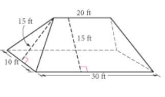 The roof on Crystal’s house is formed by two congruent trapezoids and two congruent-example-1