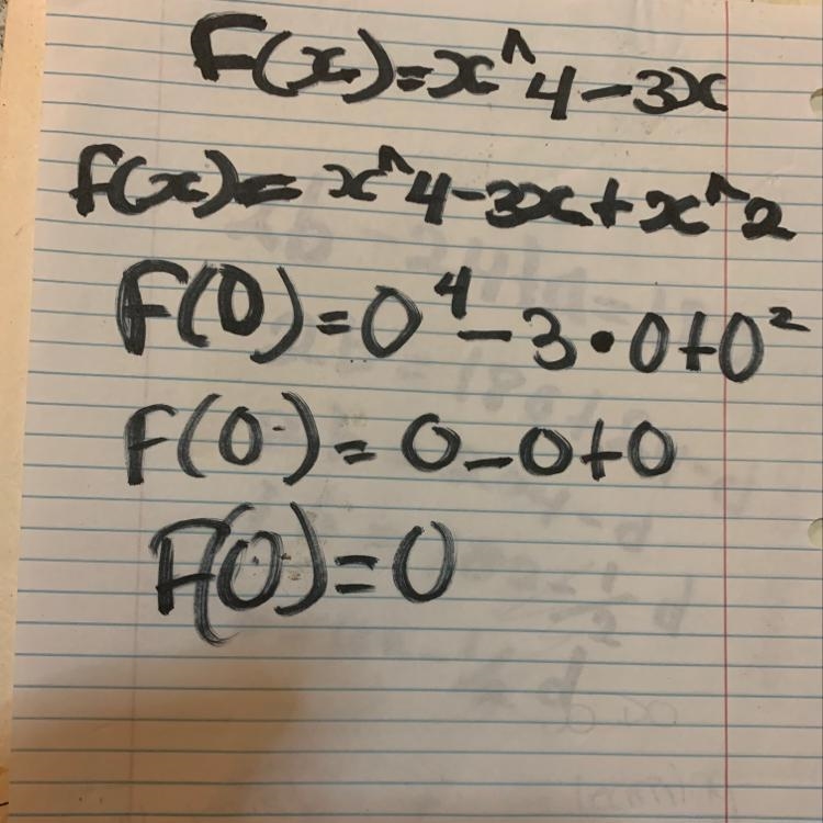 Expand: f(x) = x^4 - 3x + x^2 +​-example-1