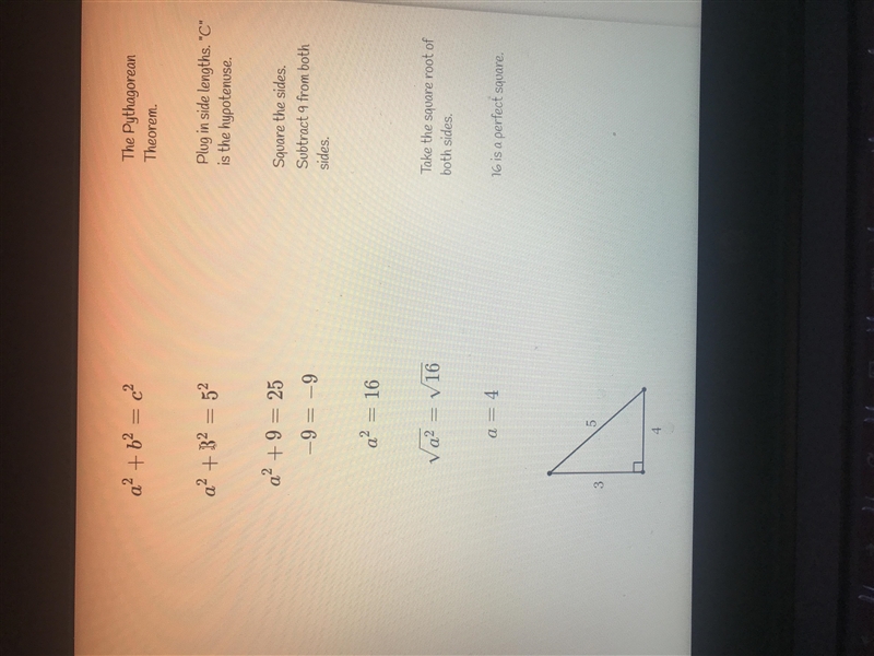 Find the third side in simplest radical form:-example-1