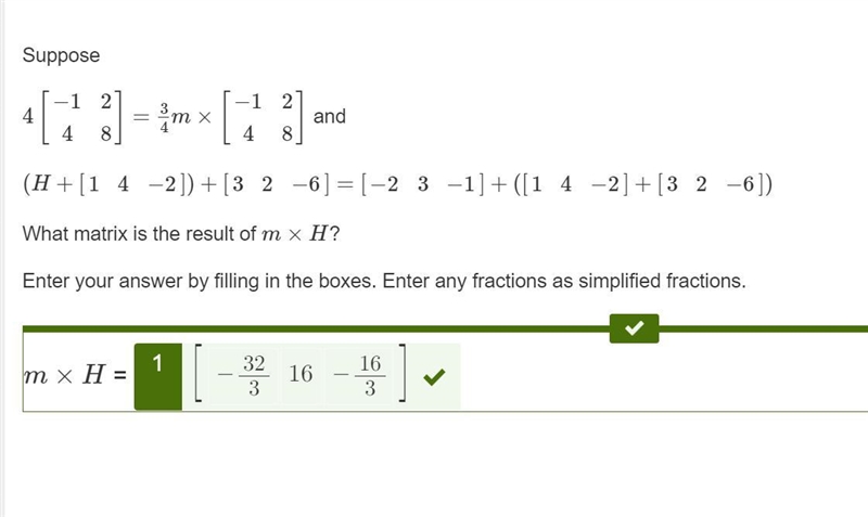 what matrix is a result of m x h enter your answer by filling in the boxes enter any-example-1