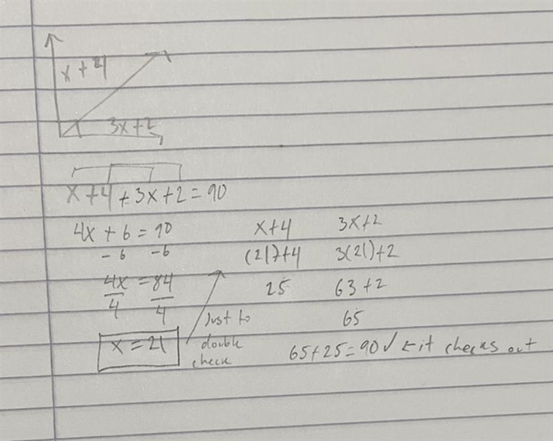 Find the value of x. Photo provided.-example-1