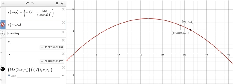 What If? If the teacher always launches the ball with the speed found in part (a), what-example-1