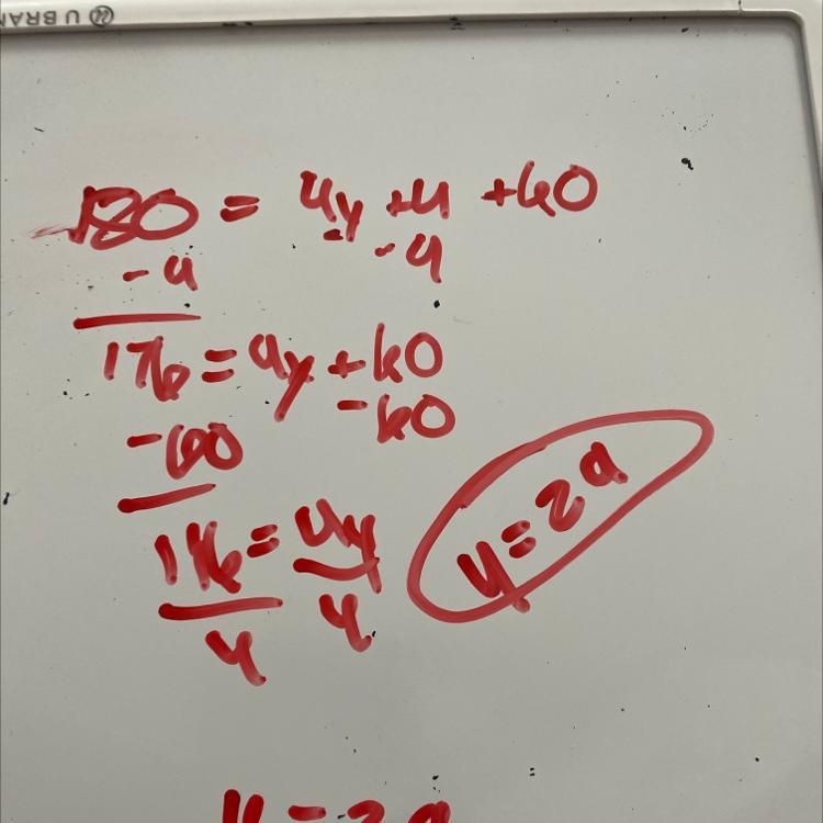 HELPP PLEASE!! FIND THE VALUE OF Y.-example-1