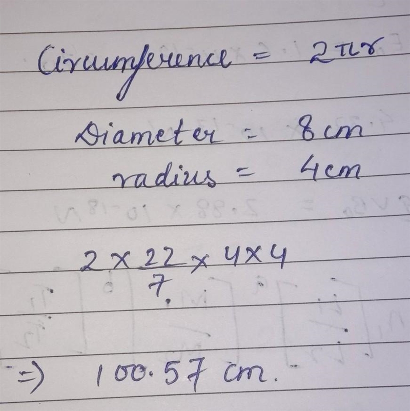 Cual es la circunferencia un circulo cuyo diámetro mide 8cm-example-1