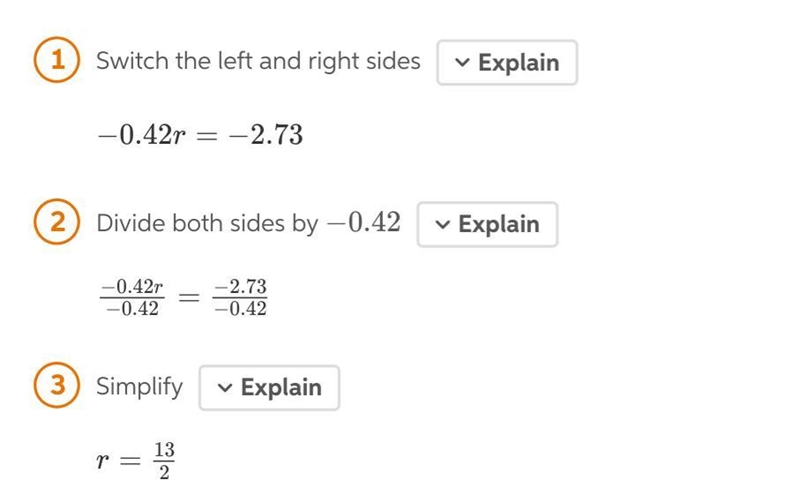 -2.73= -0.42r please answer-example-1