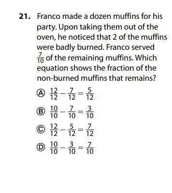 Franco made a dozen muffins for his party. Upon taking them out of the oven, he noticed-example-1