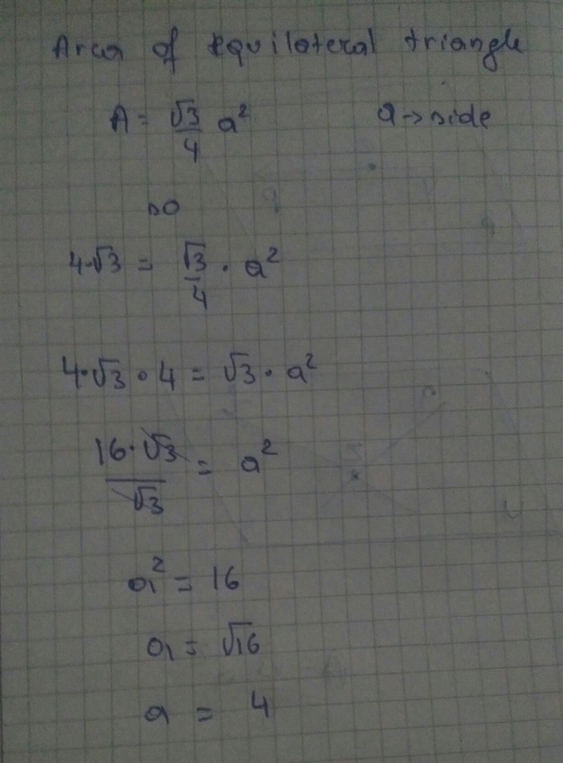 Can someone please answer this!! There is an equilateral triangle with an area of-example-1