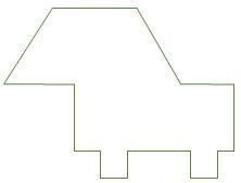 How can you decompose the composite figure to determine its area? as two triangles-example-2