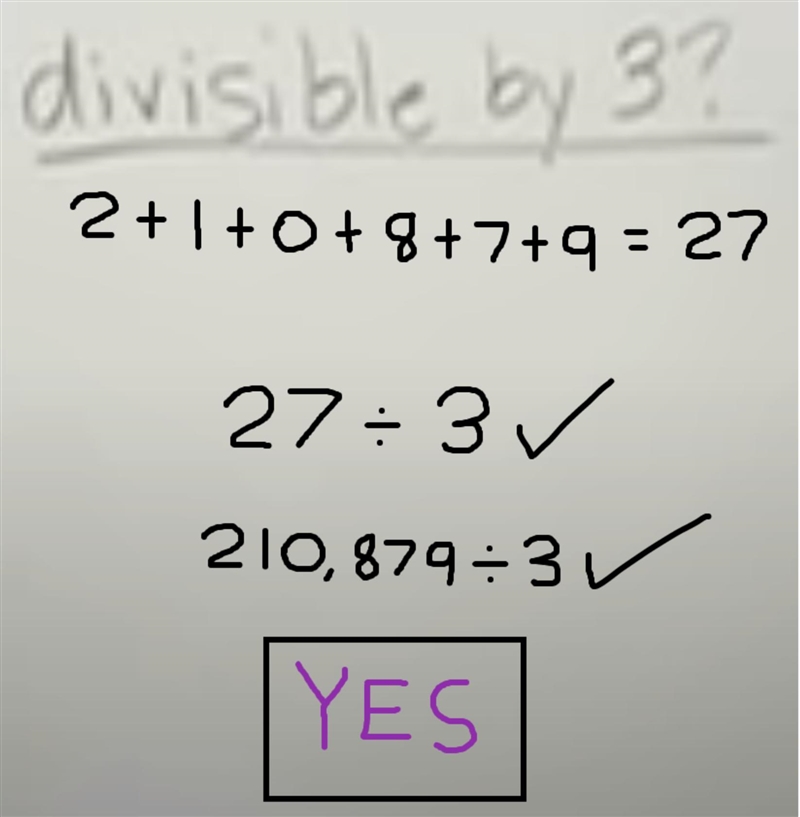 Is 210879 divisible by 3? PLEASE HELPP-example-1