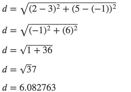 3. Find a relationship between x and y so that (x, y) is equidistant from the two-example-1